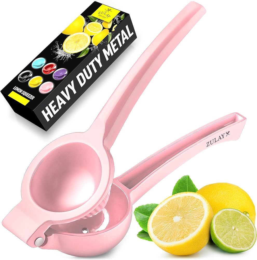 Zulay Premium Quality Metal Lemon Squeezer, Citrus Juicer, Manual Press for Extracting the Most J... | Amazon (US)