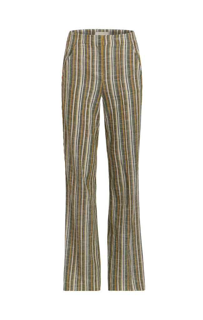 Ric-Rac-Trimmed Striped Pants | Etcetera