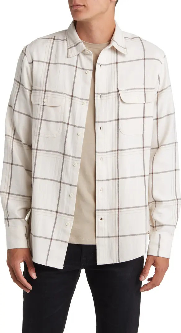 Treasure & Bond Trim Fit Plaid Flannel Shirt | Nordstrom | Nordstrom