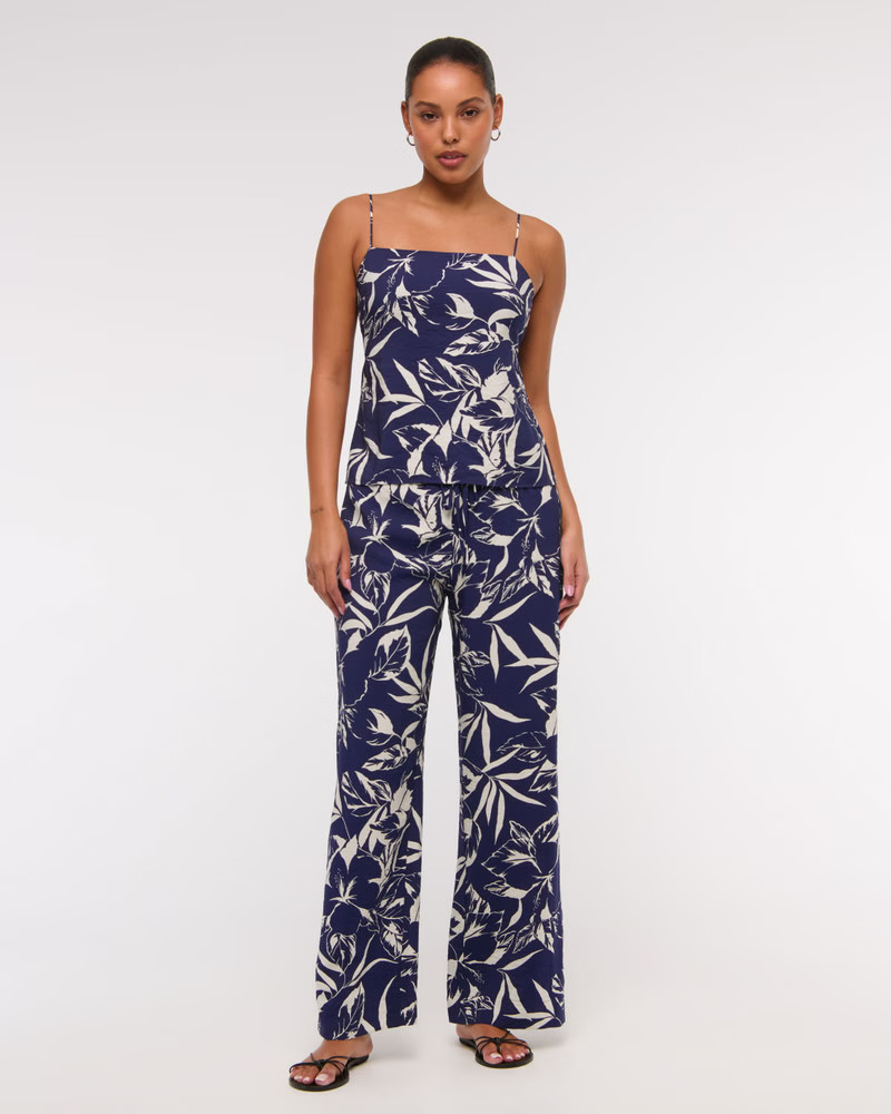 Textured Pull-On Pant | Abercrombie & Fitch (US)