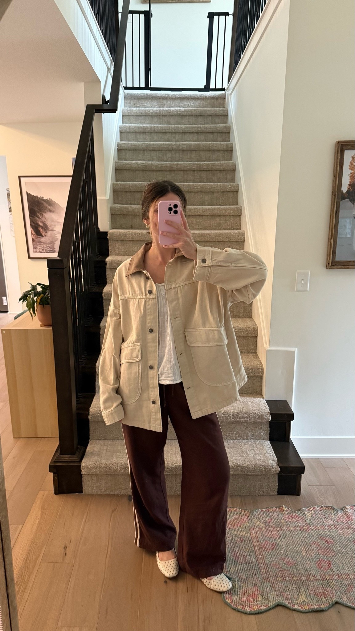 love an oversized denim jacket! wearing a small, love this color combo! Great for fall but so versatile throughout all seasons!

Early fall outfit, fall style

#LTKootd