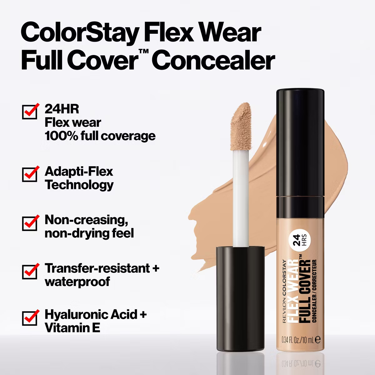 Revlon ColorStay Flex Wear Full Cover Concealer - 0.34 fl oz | Target