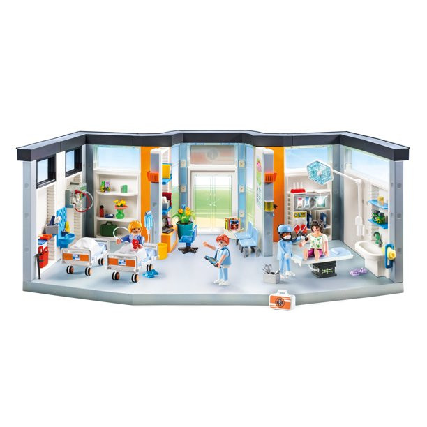 PLAYMOBIL Furnished Hospital Wing | Walmart (US)