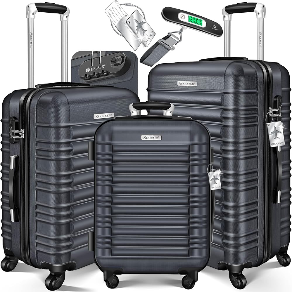 KESSER\u00ae 3tlg. Hartschalenkofferset Hartschalenkoffer Reisekoffer Set Reisekofferset Trolley ... | Amazon (DE)