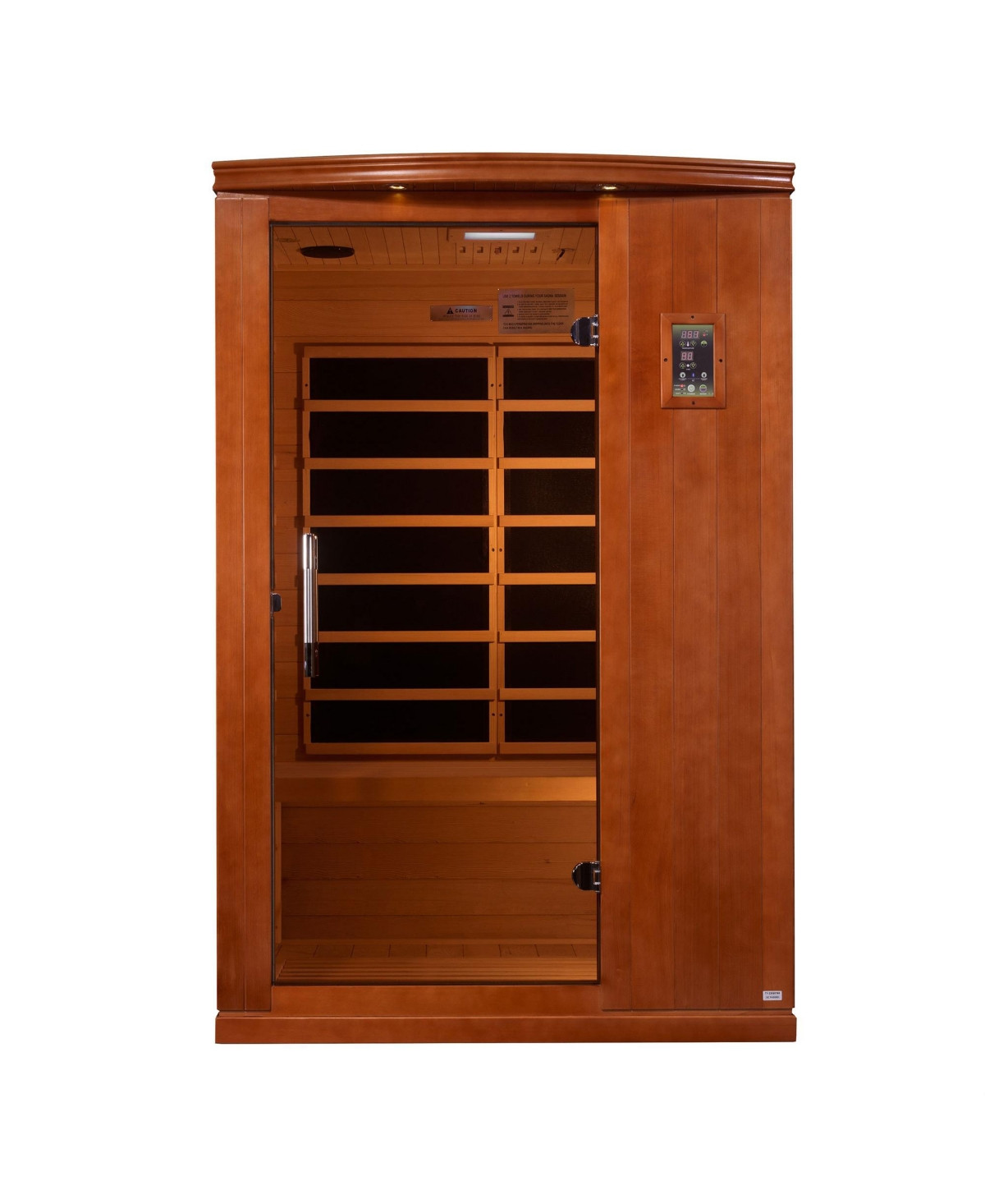 Dynamic Saunas Venice Elite 2 Person Ultra Low Emf Infrared Therapy Home Sauna - Honey stain finish | Macy's