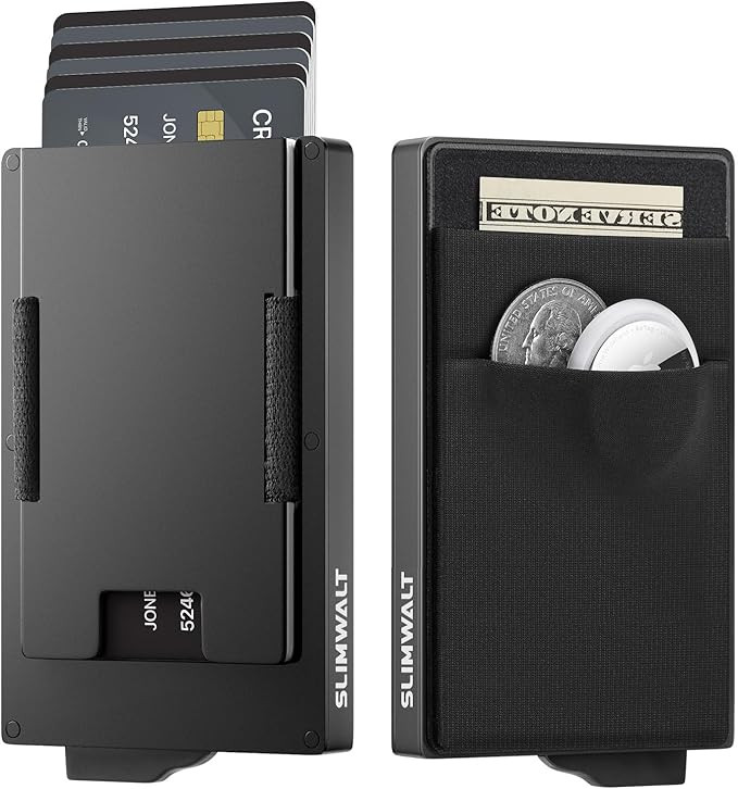 Wallet for Men with Smart Card Slot - Holds 10-20 Cards, RFID Blocking Card Holder with Elastic P... | Amazon (US)