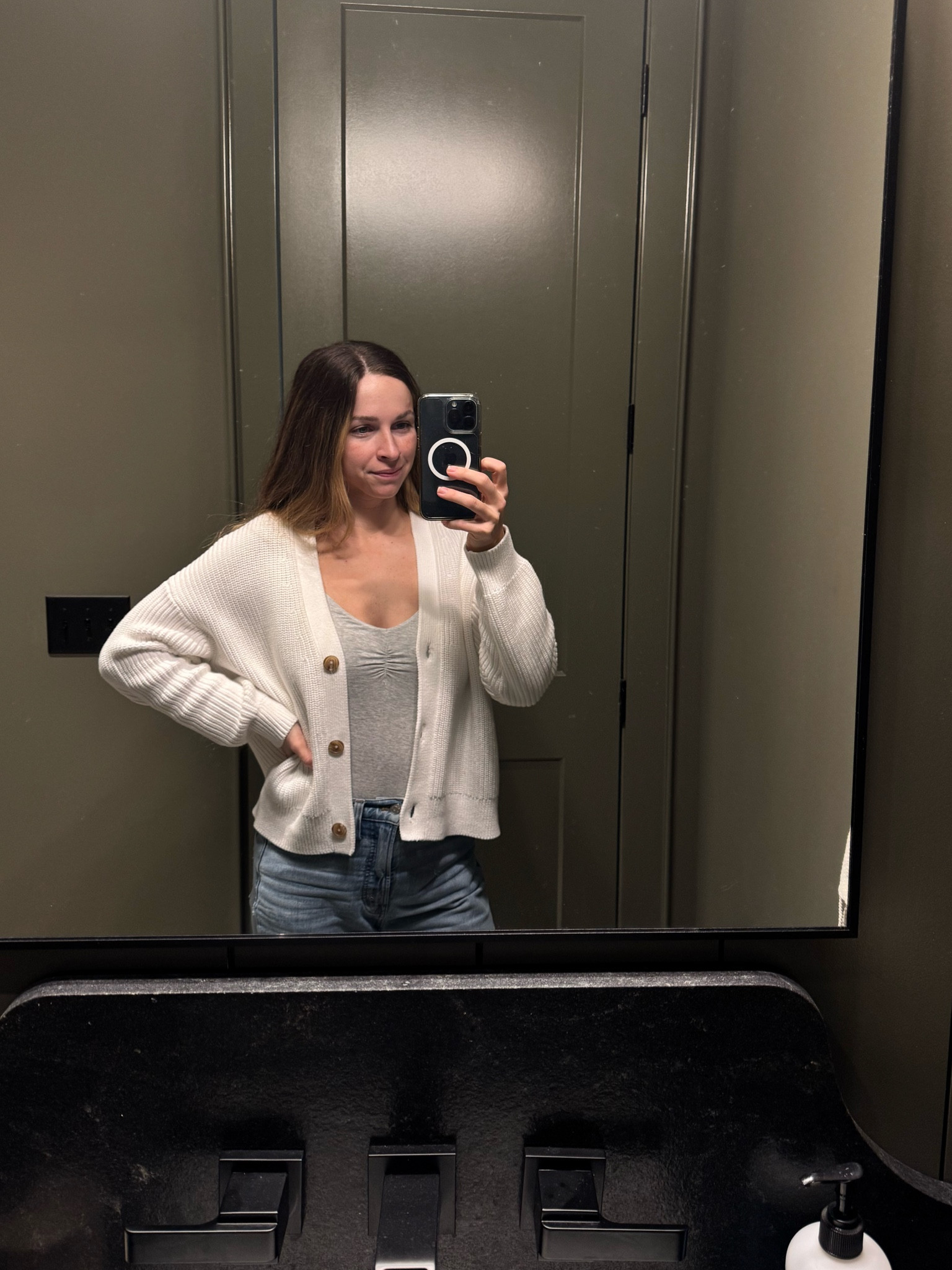 This cropped sweater and nursing cami are quickly becoming staples in my closet. Wearing a small in both. 

#LTKBump #LTKStyleTip #LTKBaby