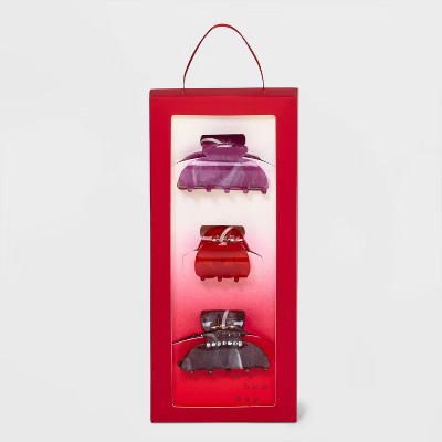 Mini Claw Hair Clip 3pc - A New Day™ | Target