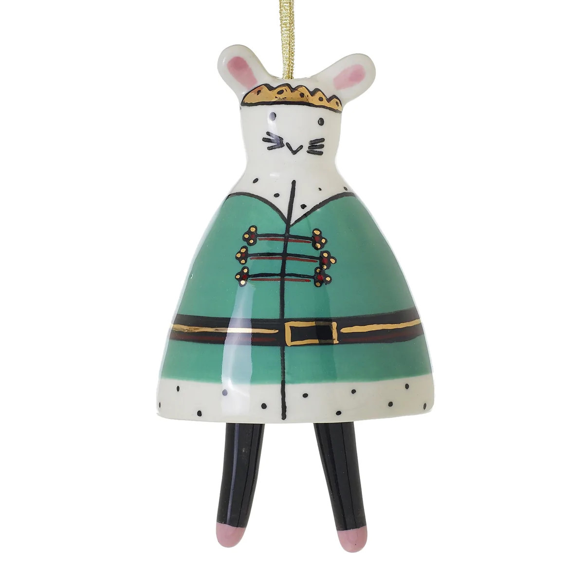 Ballet Mouse Ornament | Pink Antlers