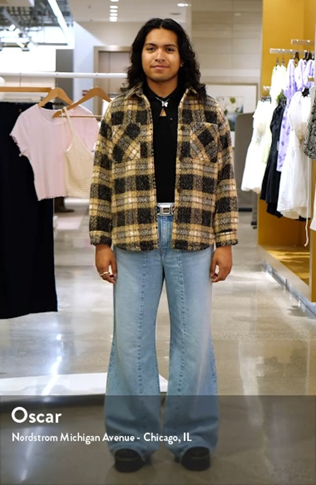 Plaid Woven Shacket | Nordstrom