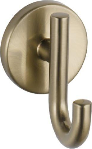 Delta Faucet Bathroom Accessories 75935-CZ Trinsic Towel Hook, Champagne Bronze | Amazon (US)