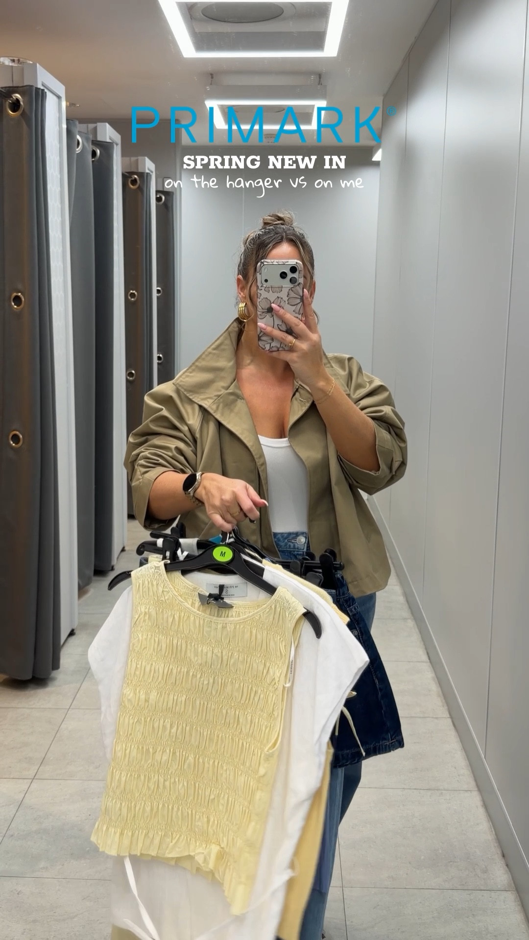 Primark spring try on haul 🌸

I’m a uk size 10, 5ft4 and I went for the following sizes;
Yellow knit - small 
Dark denim jeans - size 8 (come up big so I sized down)
Trench - XSmall (very oversized)
Blue Top- small
Dark denim shorts - size 8 
White knit top - small 
Light blue jeans - size 10 regular 
Grey T-shirt - small
Grey joggers - small 
White shirted top - small
Light denim shorts - small 
White linen tie top - small
Yellow shorted top - medium (needed a small) 
Yellow skirt - small (oversized so could have gone down to an XS)

Anything that isn’t linked it’s cause they aren’t available online yet!

Primark haul, denim, jeans, spring jackets, spring denim, spring outfits, yellow, butter yellow, denim shorts, trench coat, spring knitwear 

#LTKFashionMonth 

#LTKhaul 

#LTKspring
