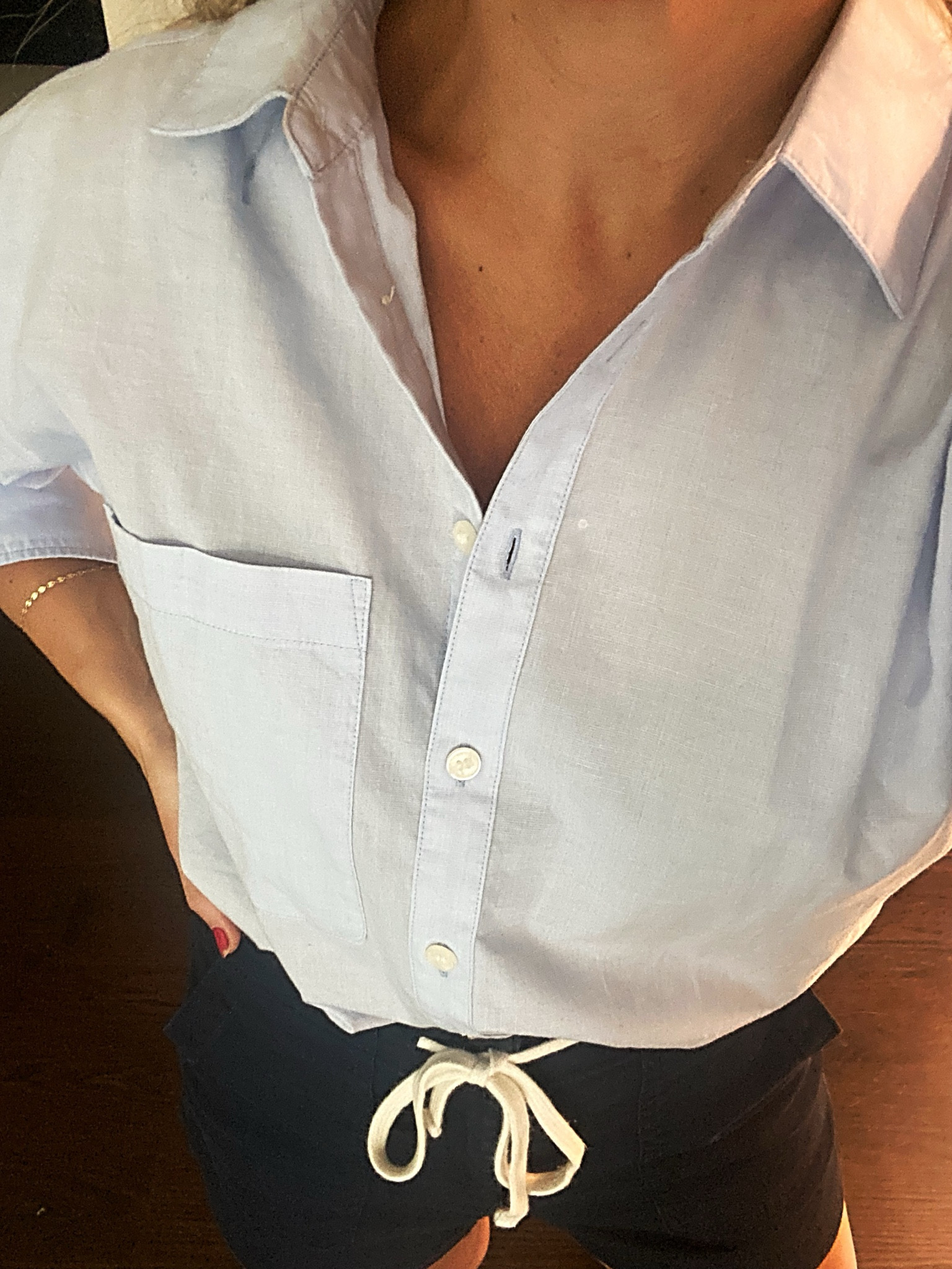 The perfect lightweight Oxford shirt. It’s a great shade of blue to pair alongside navy 

#LTKOver40 #LTKFindsUnder50 #LTKSaleAlert