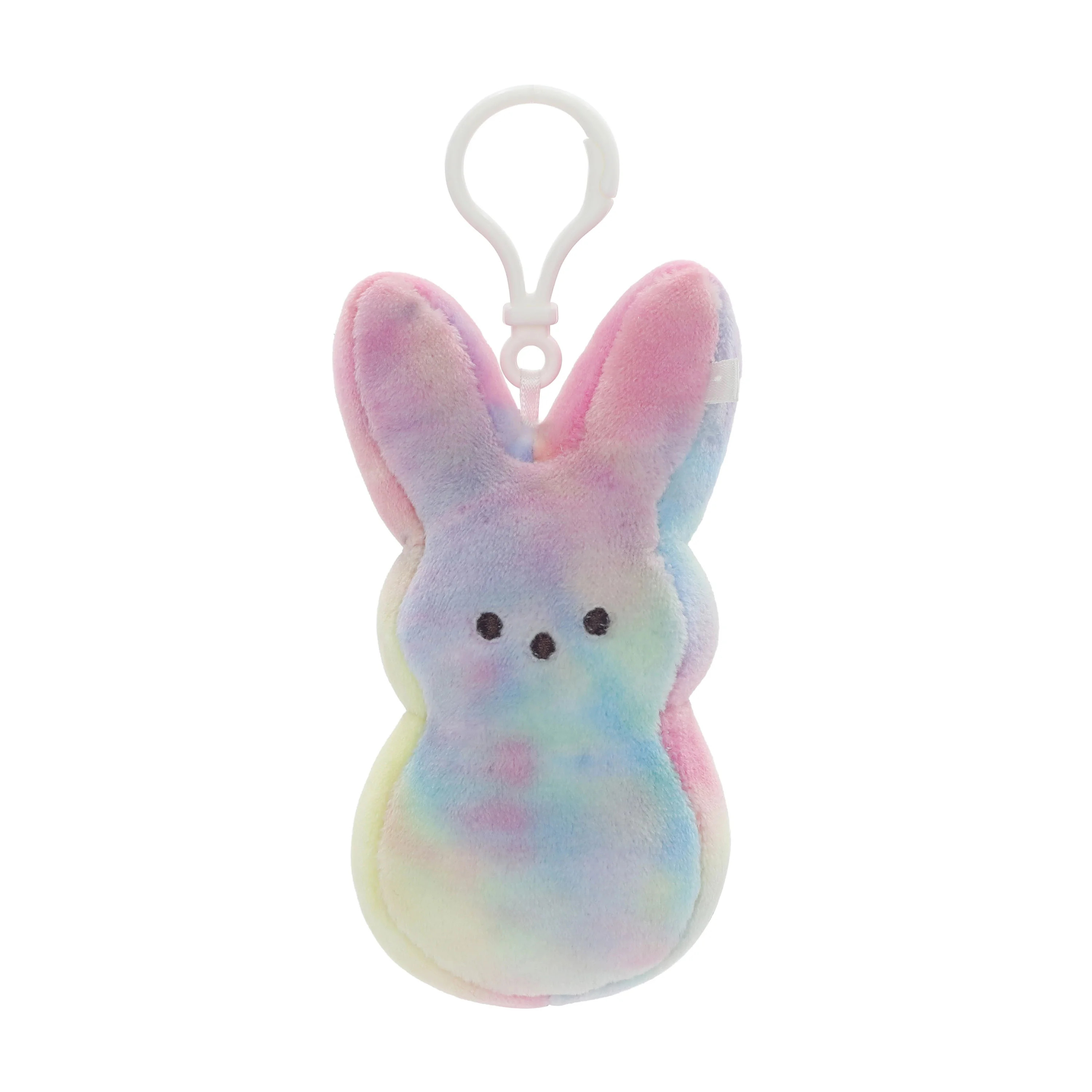 PEEPS® Rainbow-Colored Bunny Plush Backpack Clip Toy for Easter | Walmart (US)