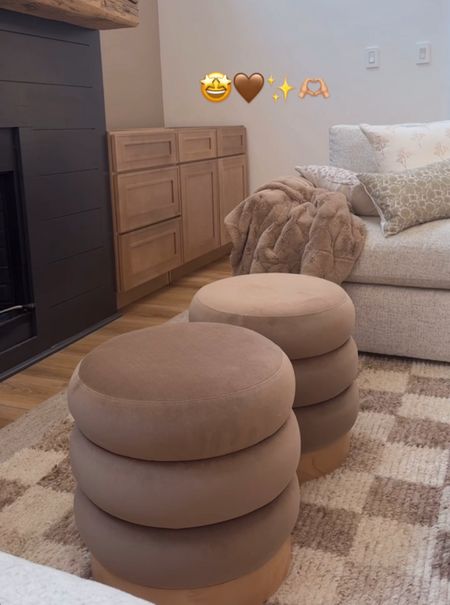 Love these little poufs! They’re perfect for extra seating or throwing your feet up when needed 🤎 & they’re DARLING! Solid target finds! 

Studio McGee home / neutrals / home decor / living room inspo / warm tones / Holley Gabrielle 

#LTKStyleTip #LTKFindsUnder100 #LTKHome