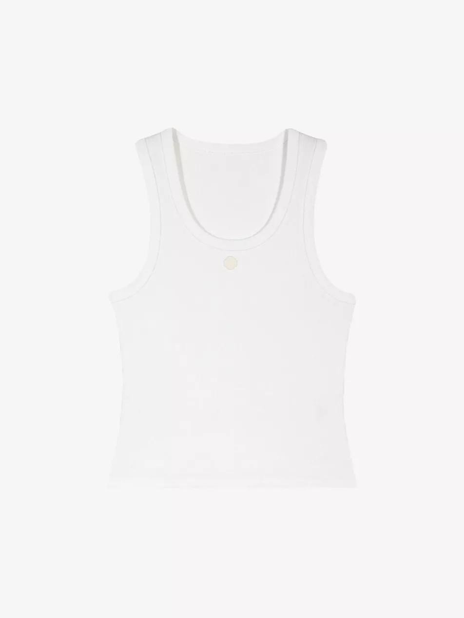 Tanko logo-embroidered stretch-cotton top | Selfridges