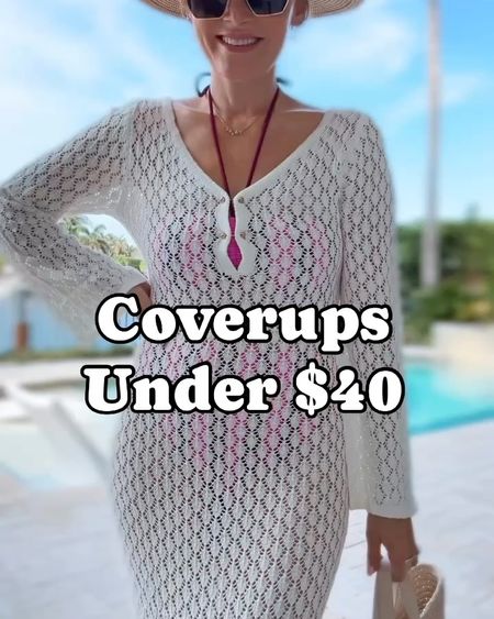 Amazon coverup under $50. Wearing small. Target coverup size small 

#LTKOver40 #LTKSwim #LTKFindsUnder50