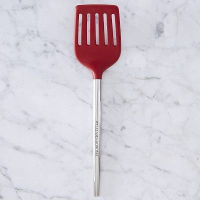 Williams Sonoma Stainless-Steel Silicone Slotted Turner/Spatula | Williams Sonoma | Williams-Sonoma