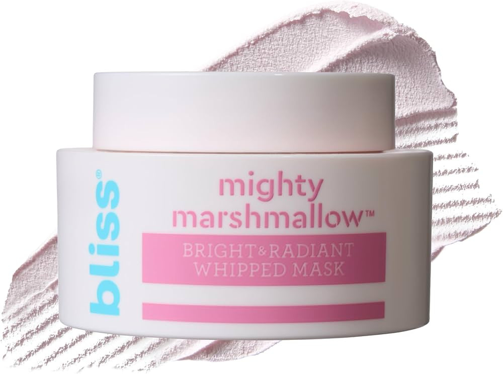 Bliss Mighty Marshmallow Bright & Radiant Whipped Mask - Brightening & Hydrating Face Mask - 1.7 ... | Amazon (US)