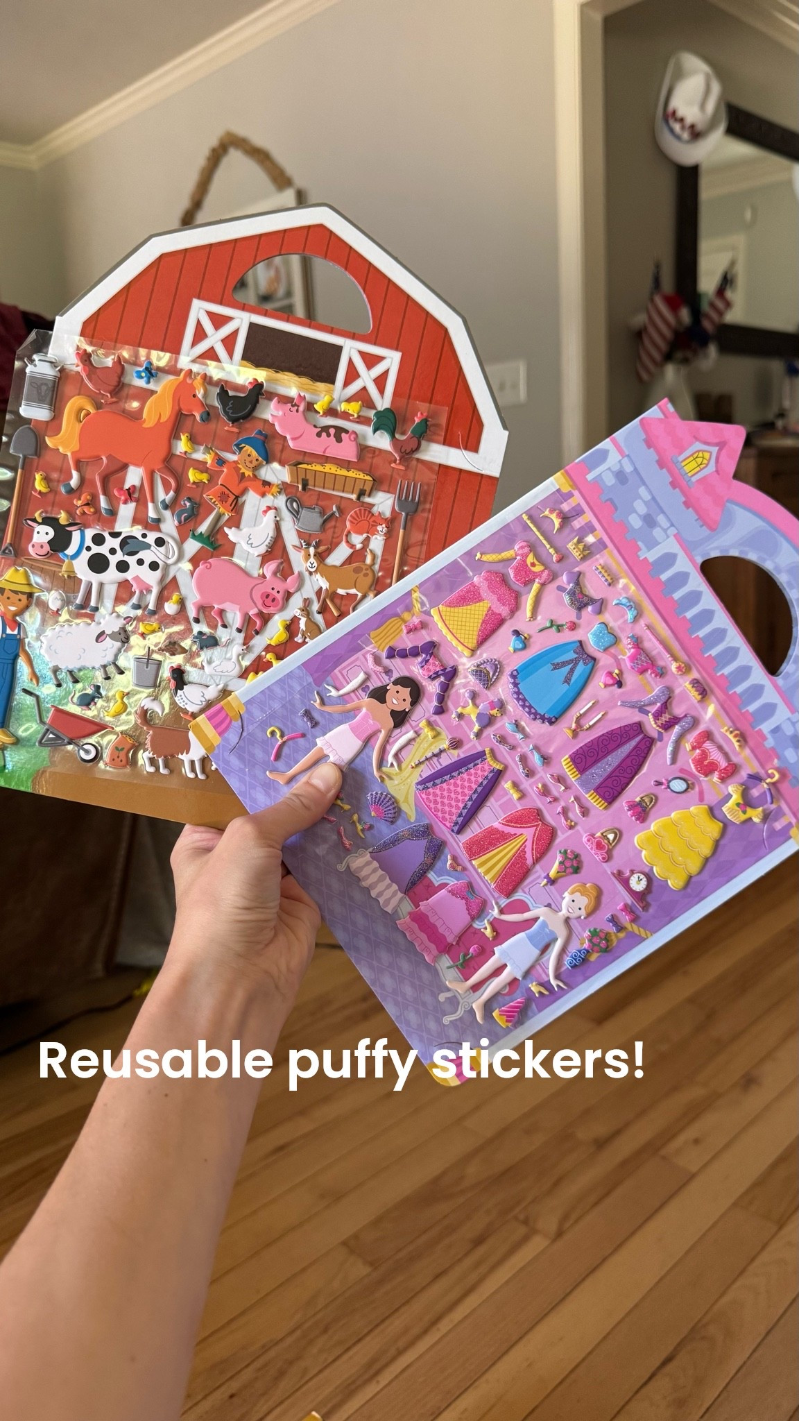 Reusable puffy stickers to keep littles entertained 💖❤️

#LTKmomlife #LTKKids #LTKBaby