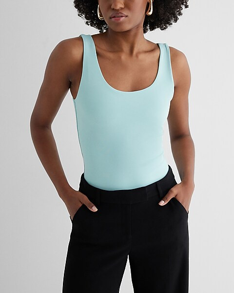 Body Contour High Compression Scoop Neck Bodysuit | Express