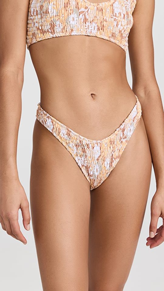 Charlie Holiday Jodie Shirred Bikini Bottoms | SHOPBOP | Shopbop