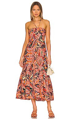 A.L.C. Adelle Dress in Russet Multi from Revolve.com | Revolve Clothing (Global)