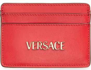Logo Leather Card Case | Nordstrom