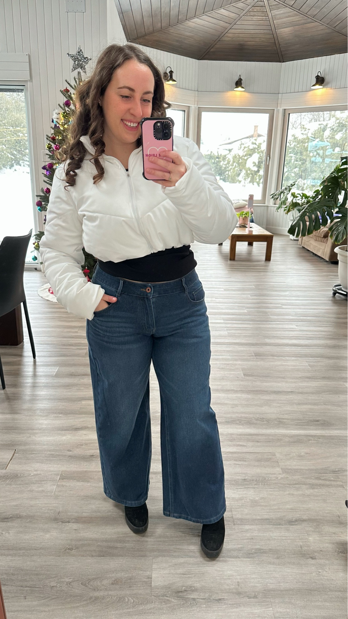 Another jacket option from Halara! This one is very interesting because it is a super cropped jacket that comes with a matching athletic jacket (think define from Lulu) so that you can wear them together or separately. 

#LTKMidsize #LTKootd #LTKSeasonal