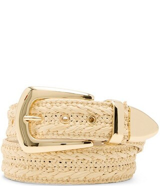 1.5" Braided Raffia Belt | Dillard's