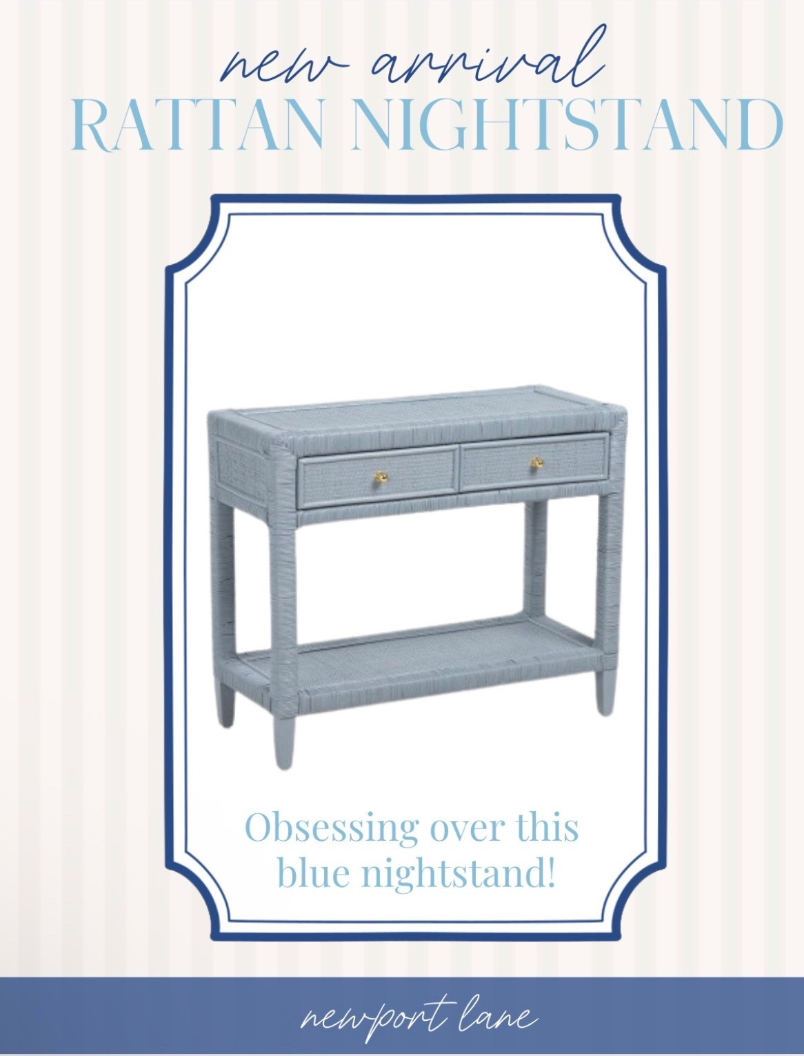 New! Loving this blue + rattan nightstand especially because it has 2 drawers that make it perfect for storage!


#LTKHome #LTKU #LTKSaleAlert