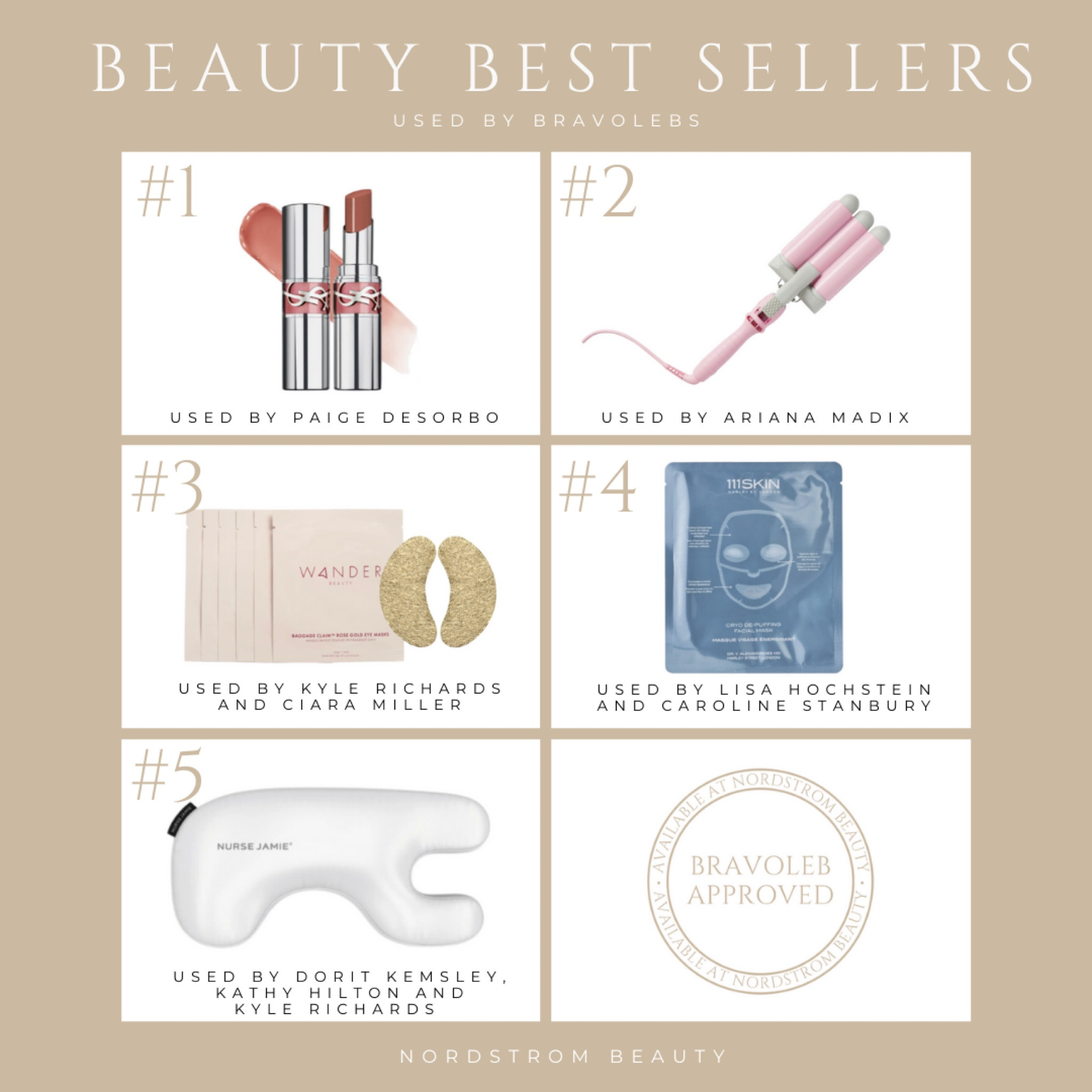 Your faves are in! Check out our @nordstrombeauty Best Sellers seen on Bravolebs #nordstrompartner #nordstrom 

This post is not affiliated with or endorsed by the celebs mentioned. We just spotted them using the products!