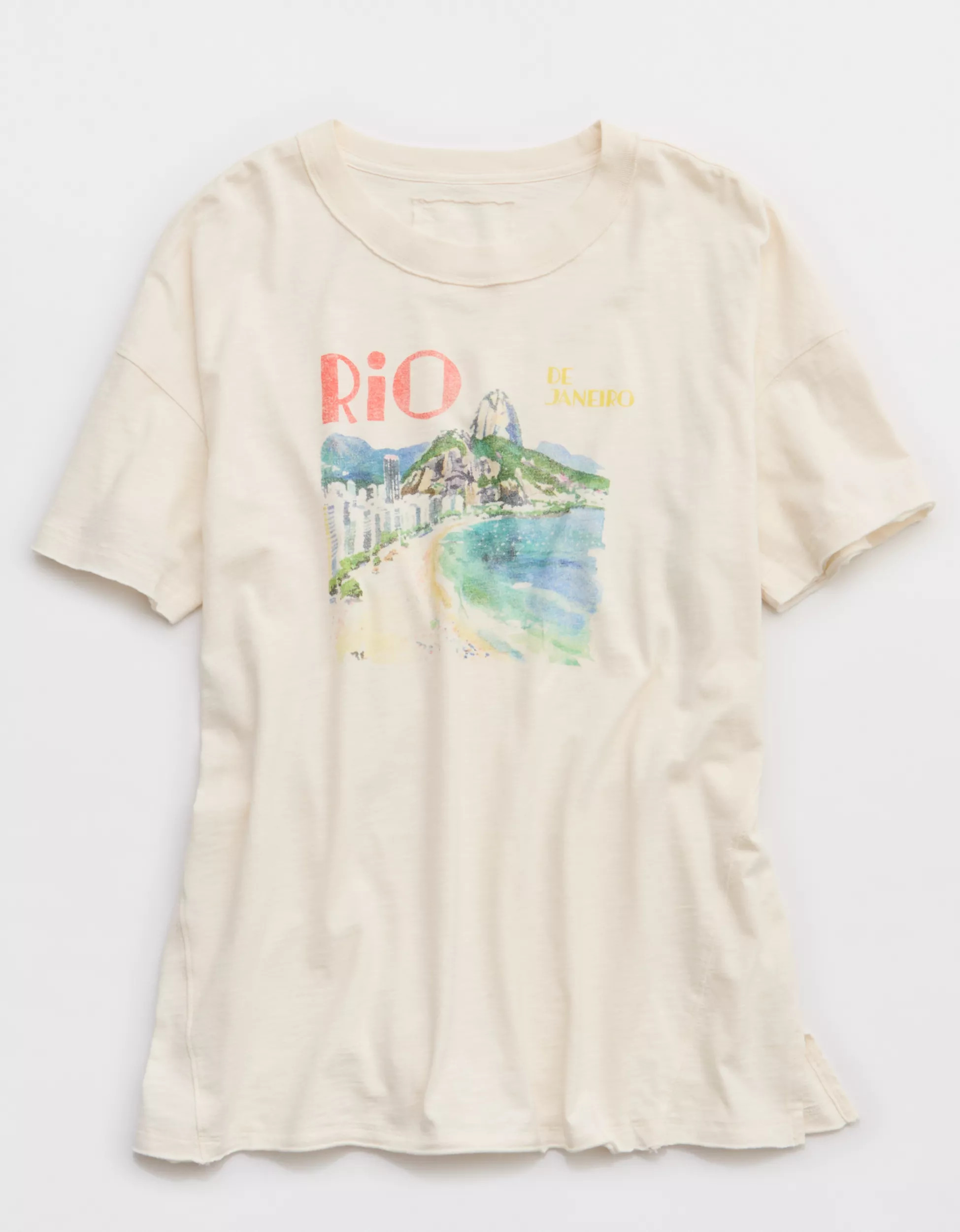 Aerie Oversized Crew Boyfriend T-Shirt | Aerie