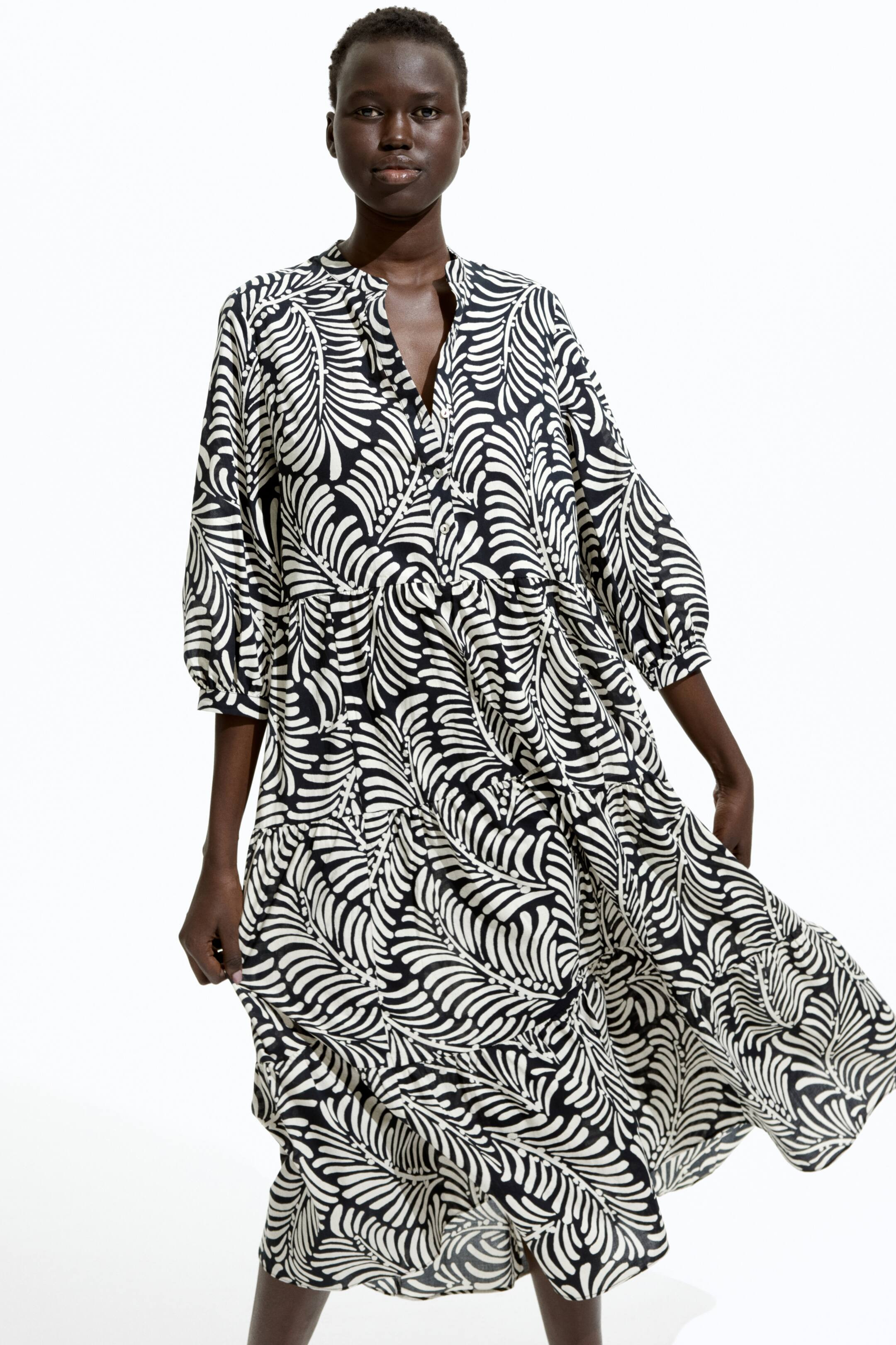 Tiered Midi Dress | H&M (US + CA)