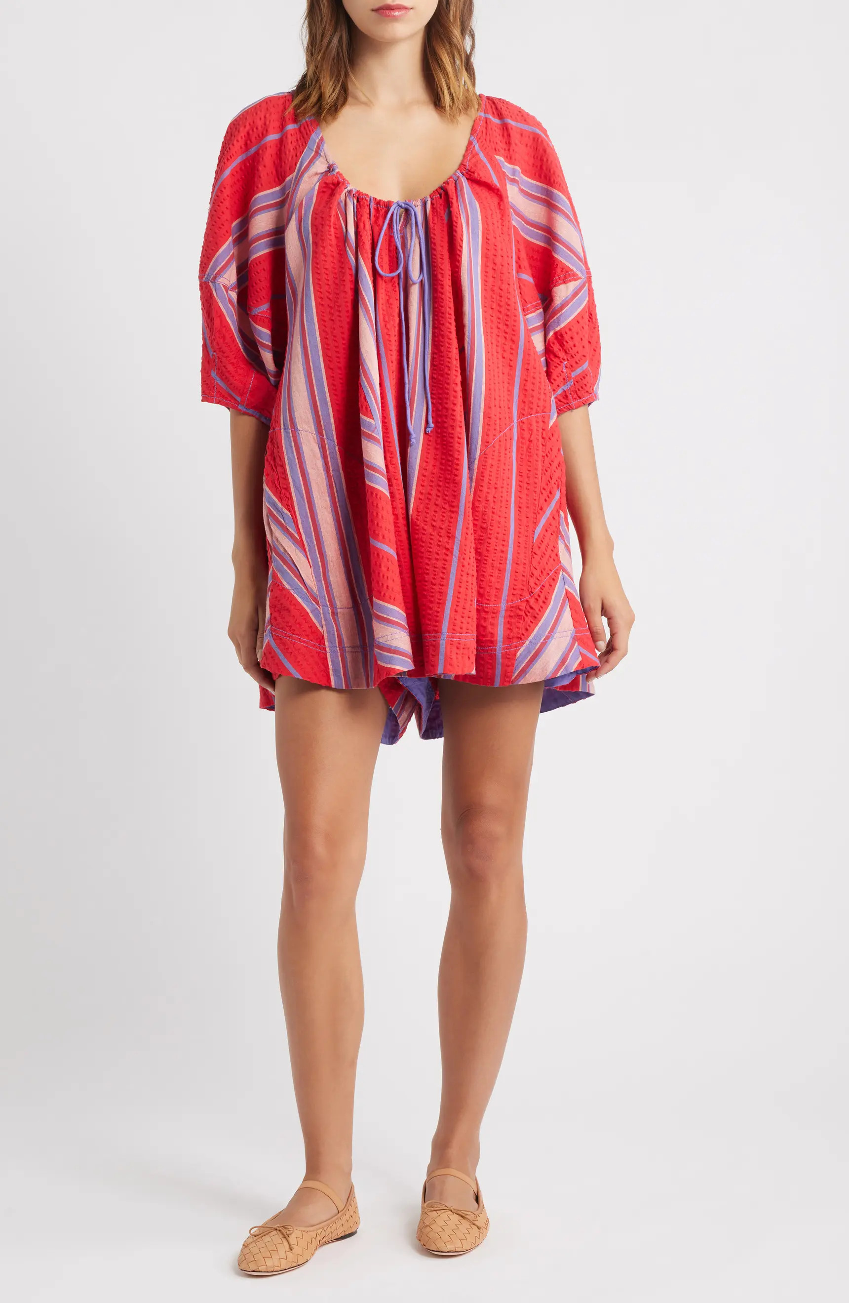 Bop Around Stripe Romper | Nordstrom