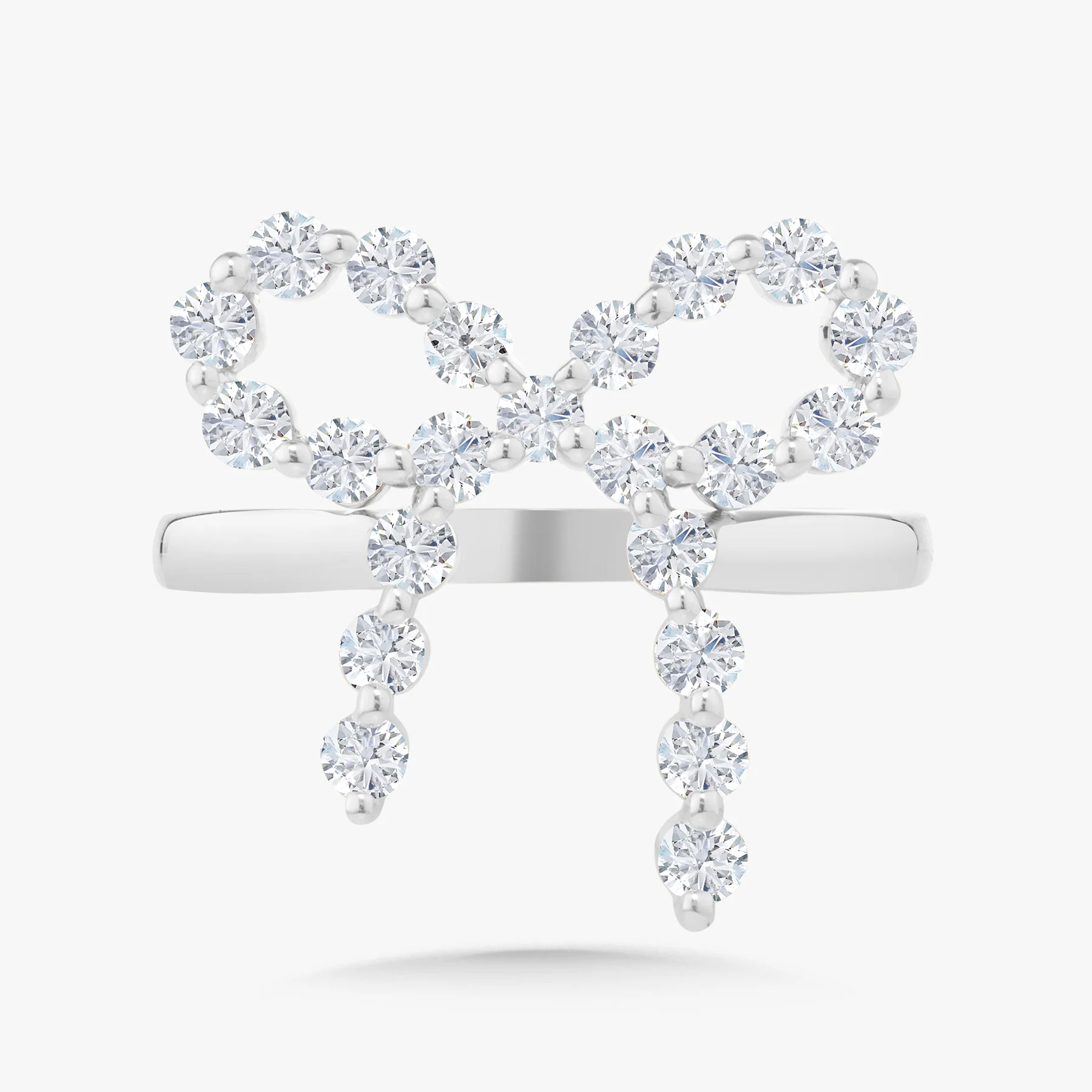 Charlie Cloud® Floating Diamond Hollis Bow Ring | RW Fine Jewelry