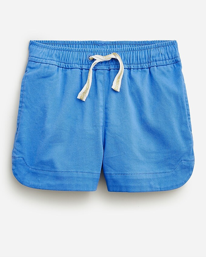 Girls' fishtail-hem short in chino | J. Crew US