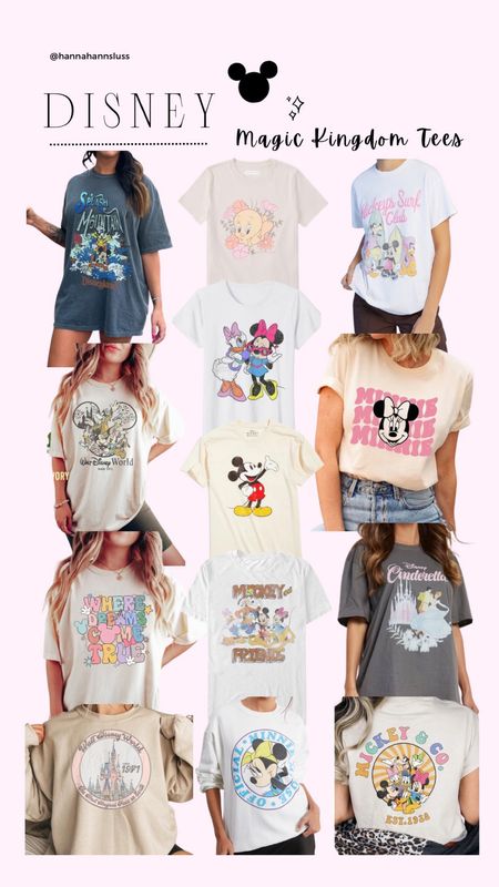 Disney t-shirt finds / Disney world outfits / Disneyland outfit 

#LTKFind #LTKtravel #LTKSeasonal