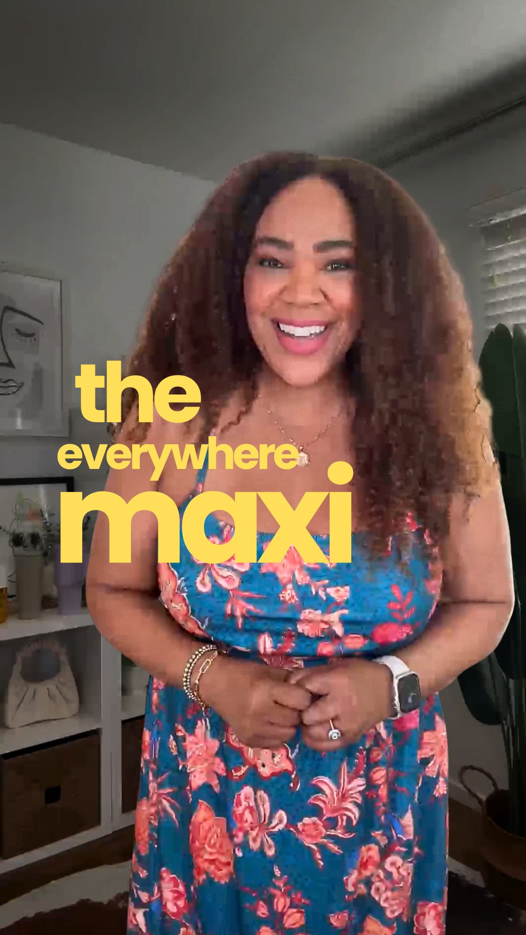 Wear this one to pretty much anything and everywhere you go in the spring 💐 and summer ☀️. Super comfy and stretchy. Comes in a bunch of prints. Wearing a size large. 🫶🏾

#LTKWedding #LTKMidsize #LTKOver40