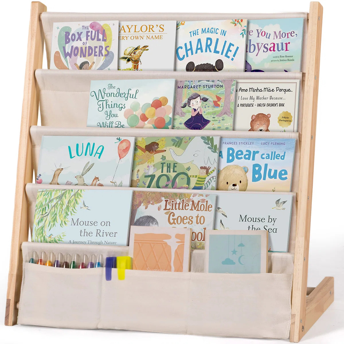 Bookcase Book Shelf Display Book Rack Storage, Compact Storage Rack for Books and Magazines | Wayfair North America