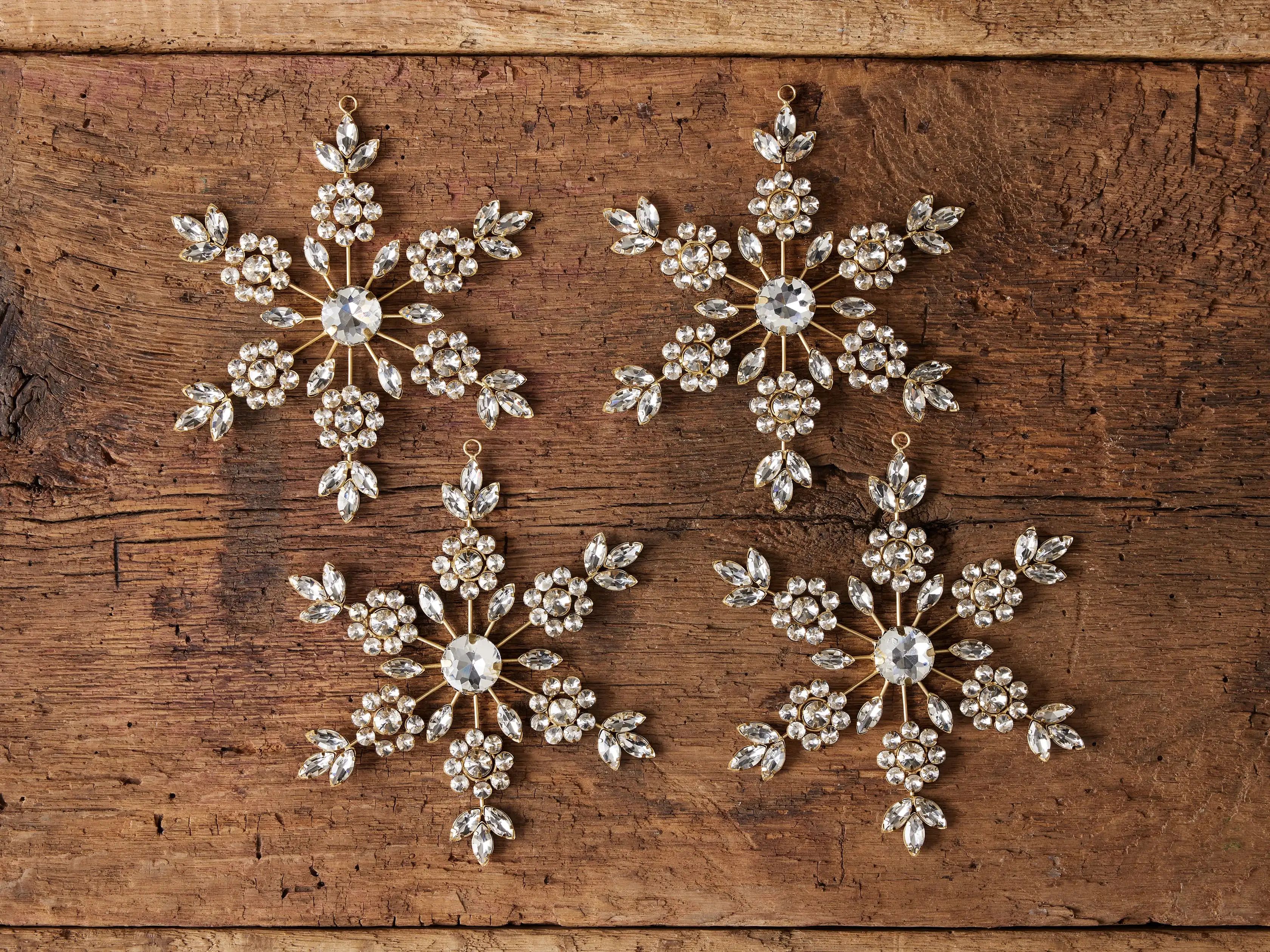 Snowflake Floral Ornament | Arhaus