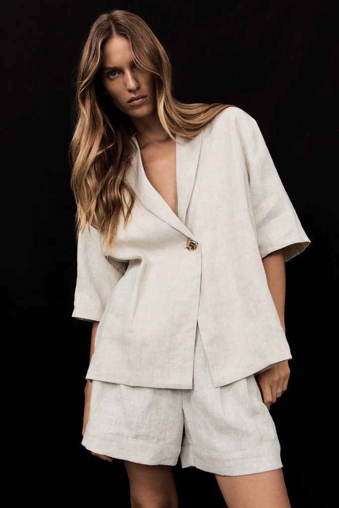 NALA NATURAL LINEN RESORT SHIRT | DISSH