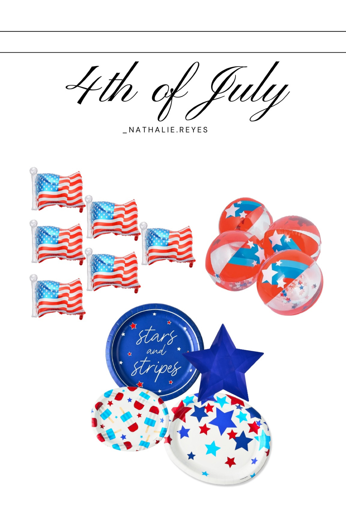 4th of July essentials✨❤️💙 #4thofjuly #partysupplies

#LTKHome #LTKSeasonal