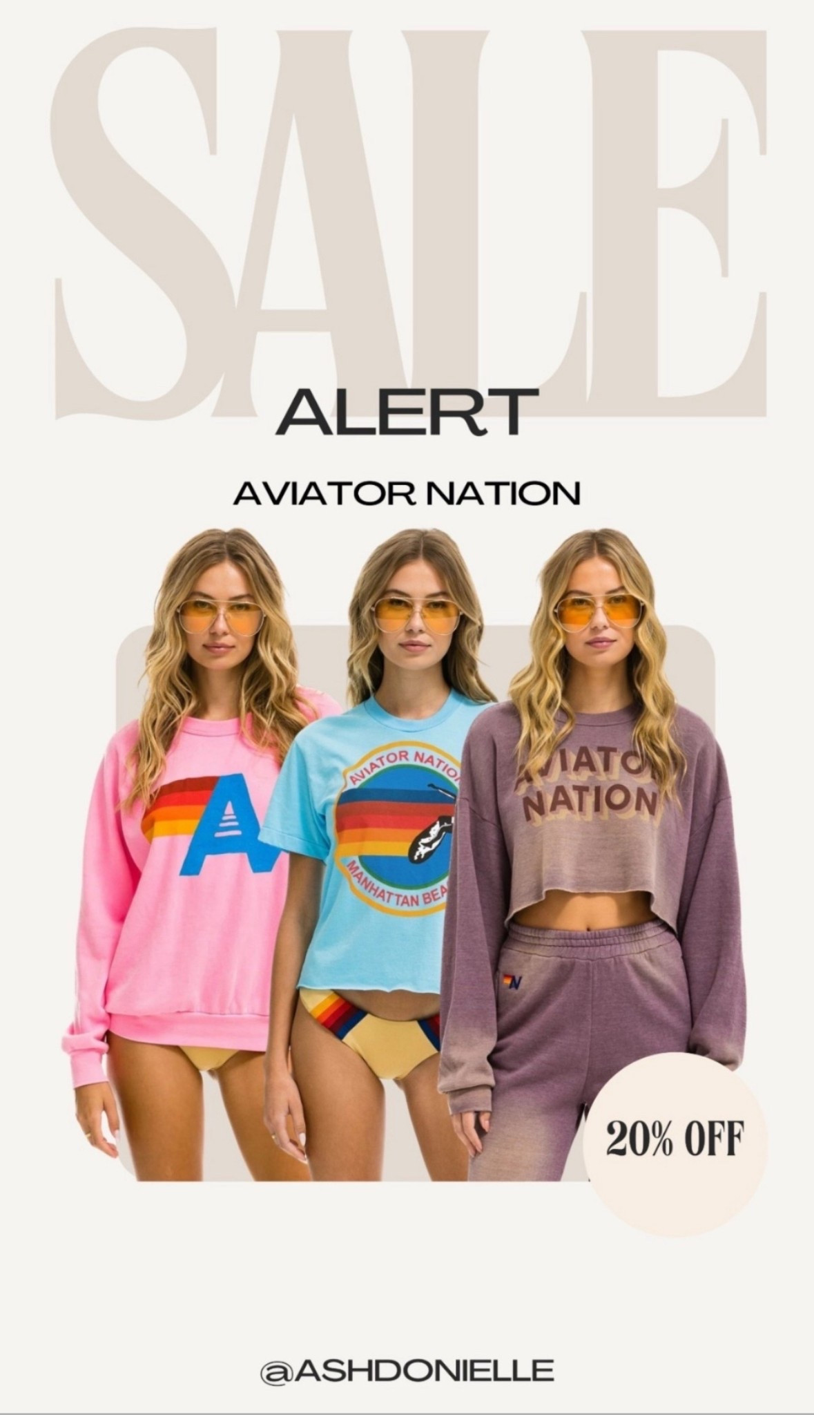 Sale Alert - 20% off Aviator Nation! Use code MDAY20

aviator nation, sale alert, style top, spring style, women’s fashion


#LTKgrwm #LTKSaleAlert #LTKootd