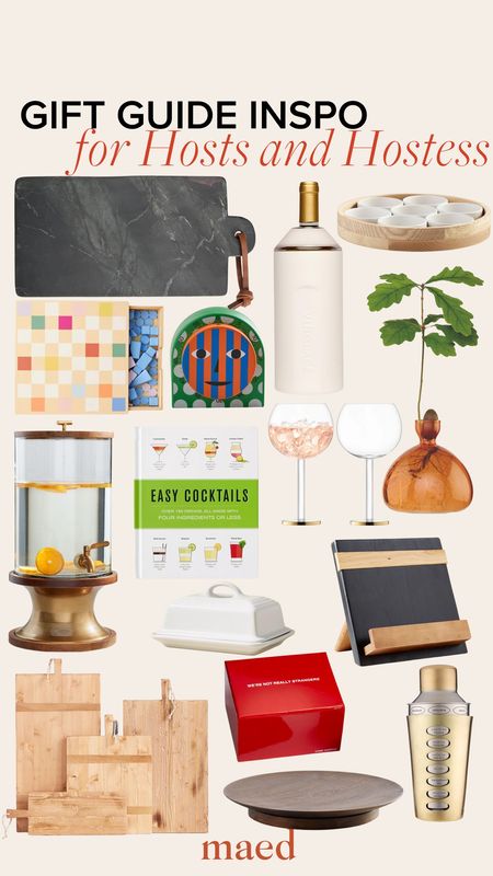 Gift guide for the Host / Hostess in your life - Entertainer Gifts Inspo - Home Decor Ideas - Games - Kitchen Glasses - Recipe Book - Timer - Serving Boards - Charcuterie Board- Kitchen Dishes - Shakers 

#LTKHoliday #LTKhome #LTKSeasonal