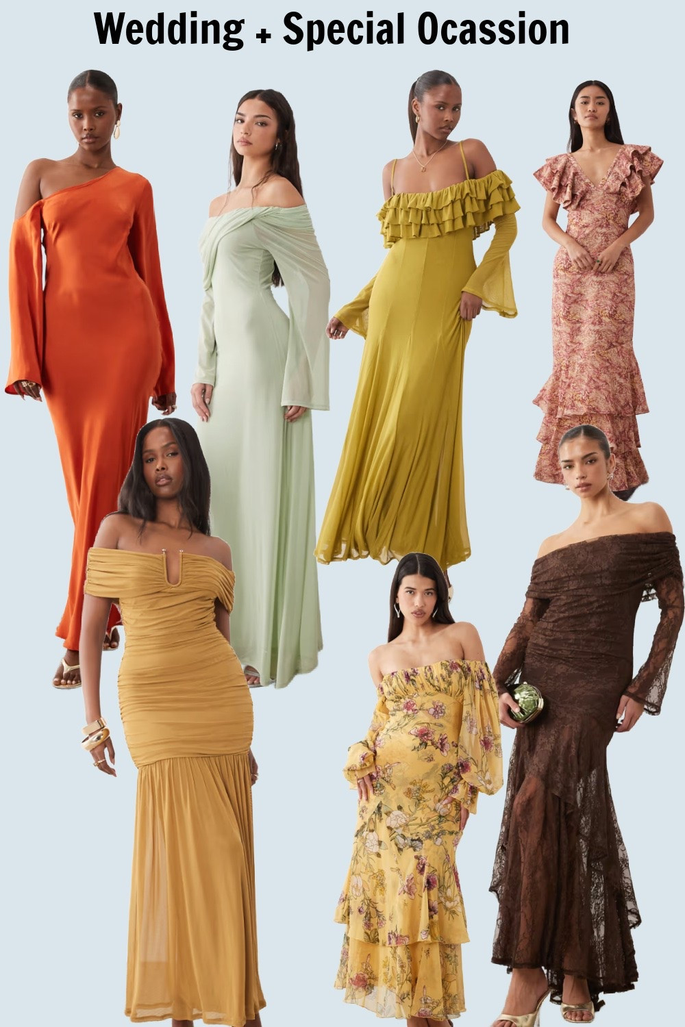My favorites dresses for special occasions! Great prices and you will feel so good! Pretty and elegant. 
.
.
Me encantan! ✨
Una selección de mis favoritos de la tienda online @ASOS 
.

#LTKSeasonal #LTKWedding #LTKgrwm