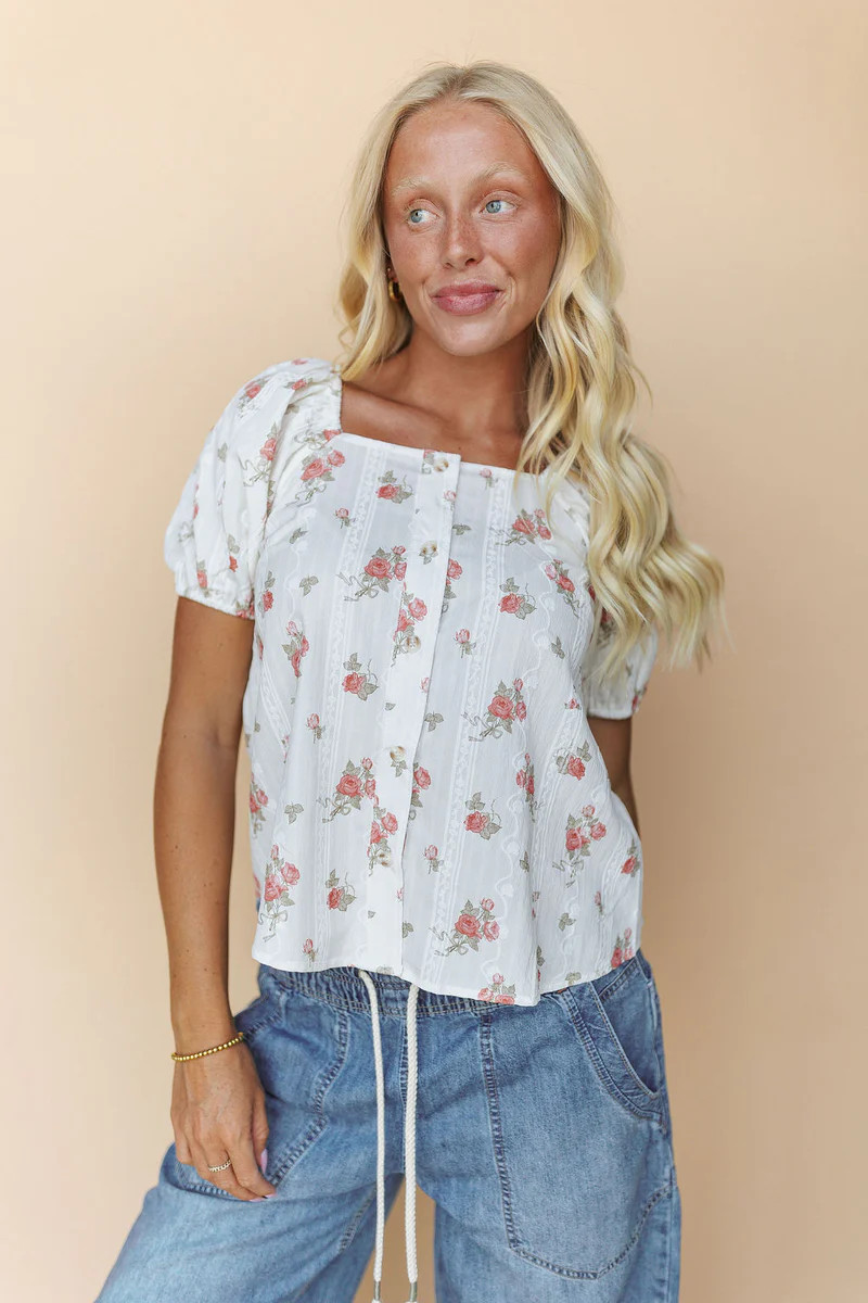 Hazel Floral Blouse | Henly