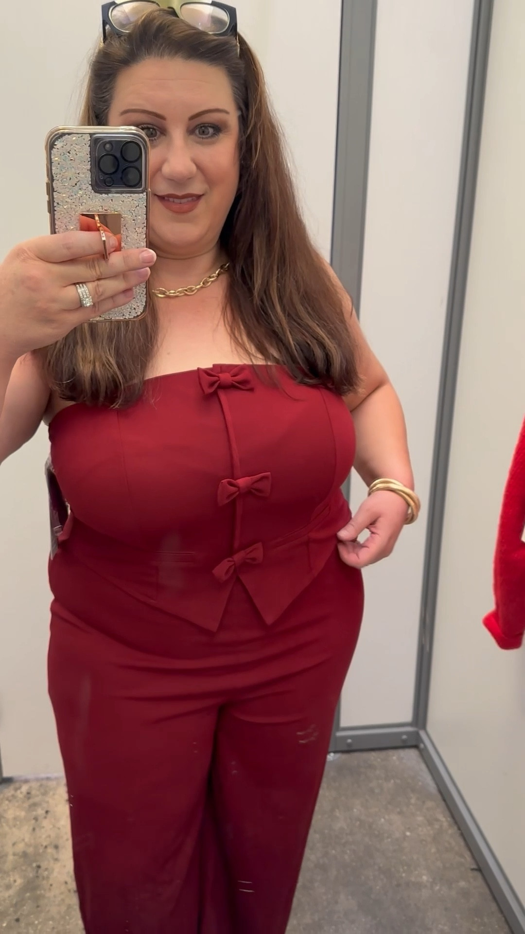 3 Plus Size Walmart Holiday Outfits on a Size 18 body. Plus the viral bow kitten heel Christmas shoes 😍

Comment “holiday” for 🔗 or check my LTK in my bio. 

For sizing I’m 5’4 & a Size 18, I’m wearing:
Viral black bow kitten heel shoes Sz 9
16-18 XL Burgundy Bow Jumpsuit 
16-18 Black Dress with Rhinestones
20 XXL Grey Sweater & Skirt Set 

(Music lic purchased 4 song use)
#walmartstyle #walmartplussize 
#curvystyle #curvyfashion #plussizeholidayoutfits #plussizeholidaylooks #chirstmasoutfitideas #nyeoutfit #sweaterset #chirstmasootd #nyeootd
#holidayoutfitideas #winteroutfitideas #christmasoutfit #holidayfashioninspo #plussizechurchoutfit #walmartfashion #walmartfind #size18 #size16 #size20 #ltkseasonal #ltkootd #plusstyle #tryonhaul #walmartfashion

#LTKHoliday #LTKPlusSize #LTKMidsize