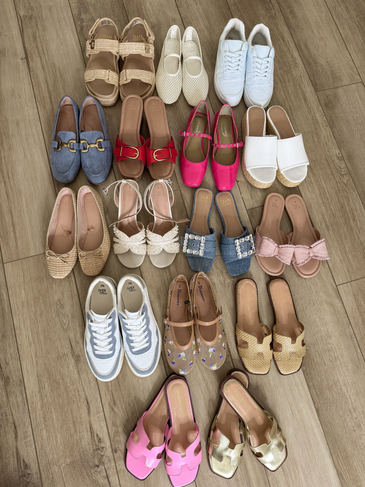 Walmart fashion new spring shoes! 😍 loving all these new styles. Sandals, ballet flats, sneakers, all of my favorites ☺️ they’re all affordable too! I wear my true size in all of these except for the sneakers. I go down half a size in them.

Walmart fashion. Walmart finds. Spring shoes. LTK under 50. LTK shoe crush. 

#LTKShoeCrush #LTKFindsUnder50 #LTKStyleTip
