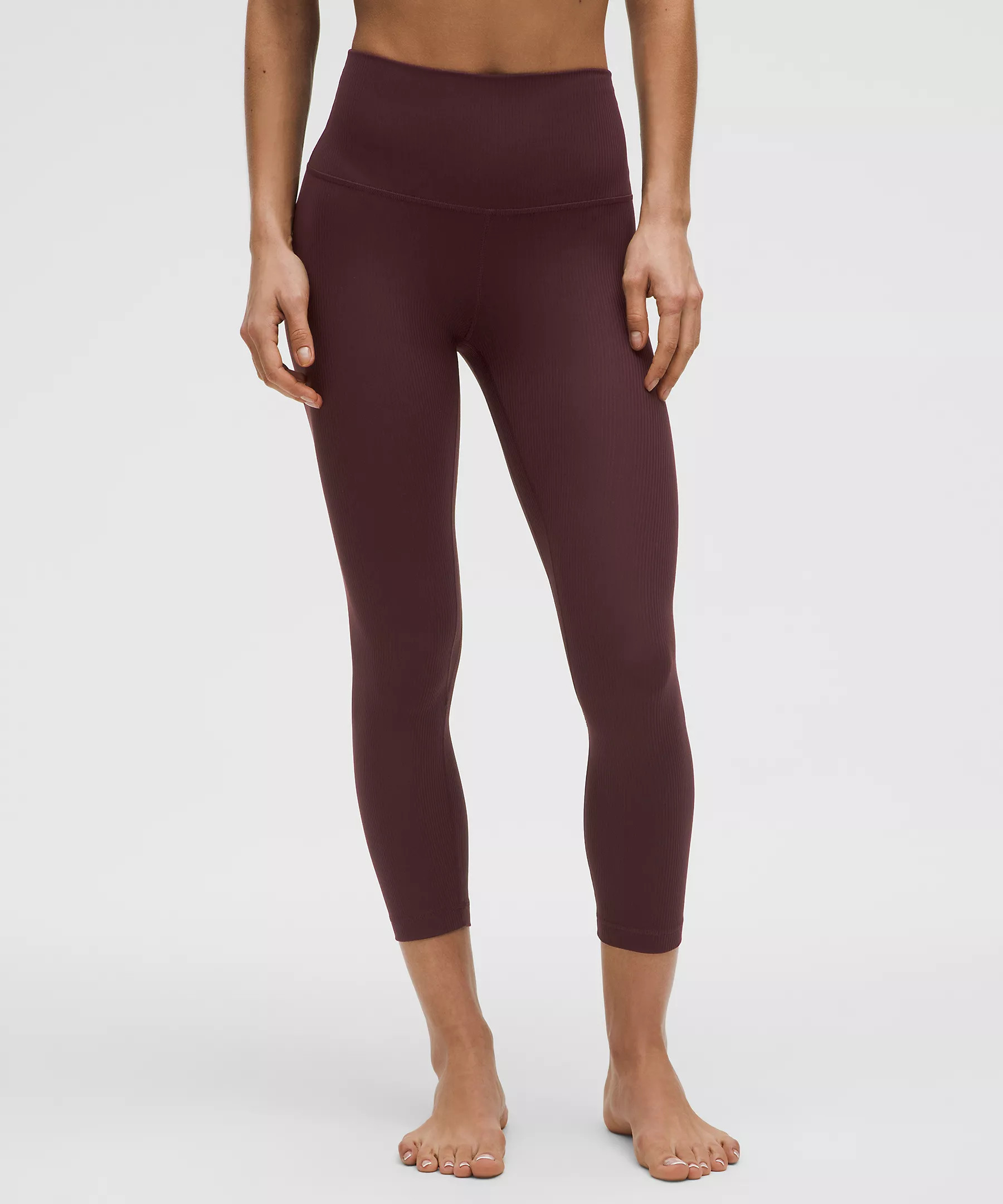 lululemon Align™ High-Rise Ribbed Crop 23" | Lululemon (US)